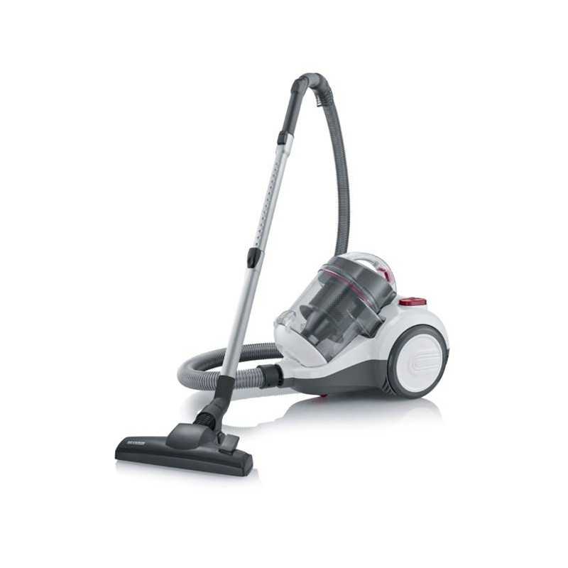 Aspirateur sans sac Severin CY7088 750 W Blanc et Rouge