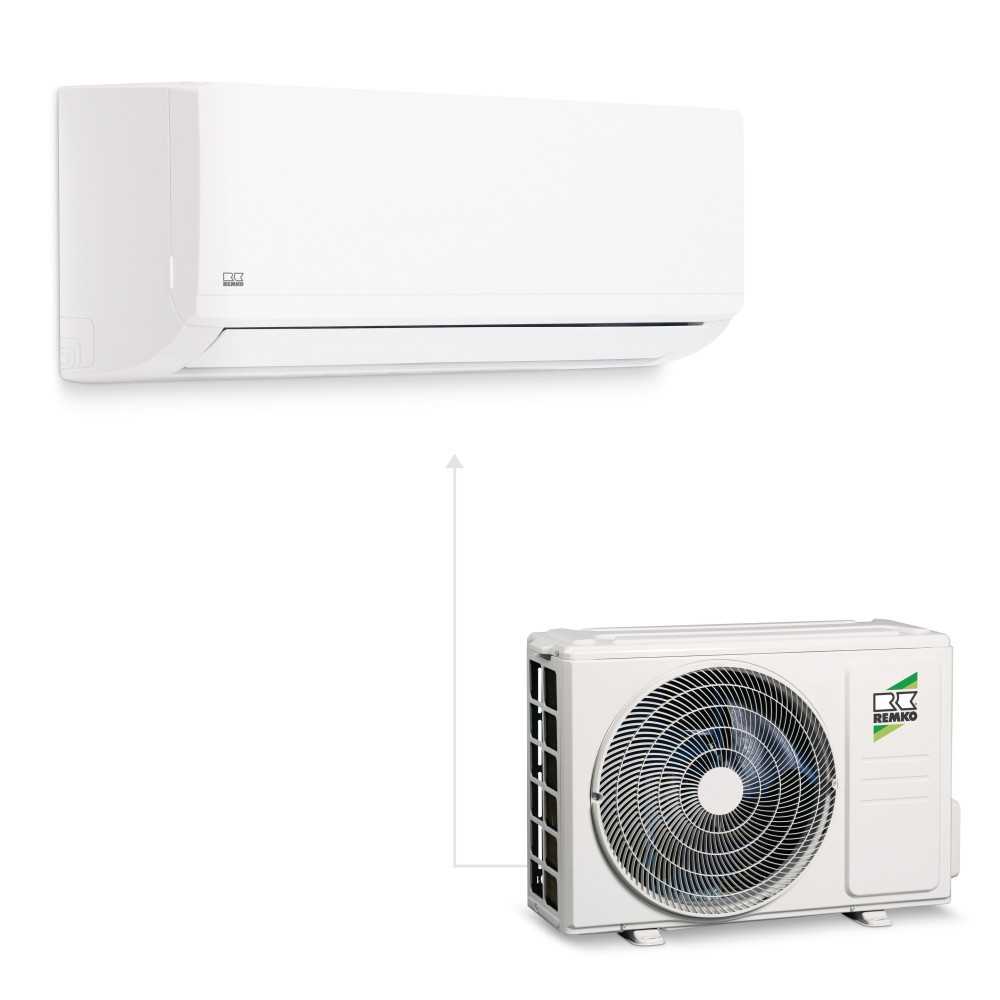 Climatiseur mural réversible REMKO BL 355 DC Inverter 3,5 kW – Kit de liaison rapide 8 m