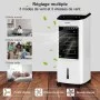 Rafraîchisseur d’air 3-en-1 Livoo DOM389 – 80 W, Réservoir 4 L, 3 Vitesses