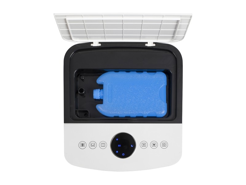 Rafraîchisseur D'air 3en1 DOM473 de réservoir 4L avec une puissance de 80w pour rafraîchir, humidifier et purifier l'air.
