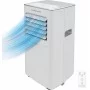 ForceClima 7100 Soundless Climatiseur portable 7000 BTU avec télécommande, LED, 4 modes, 2 vitesses, kit fenêtre, 15-20 m²
