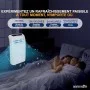 Climatiseur mobile 9000 BTU réversible 4 en 1 avec chauffage, jusqu’à 41 m², déshumidificateur, télécommande, blanc