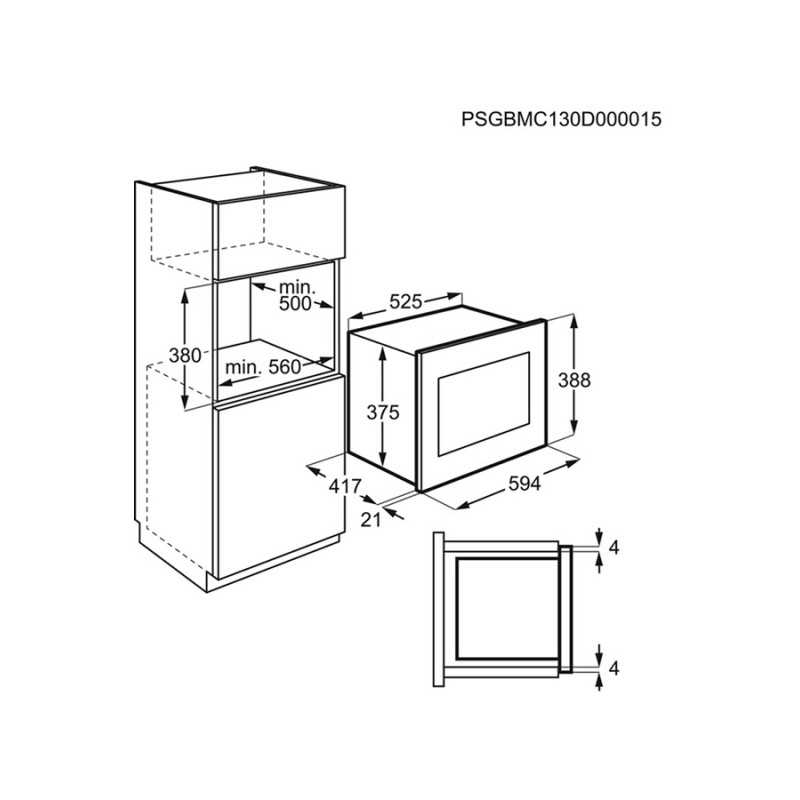 Micro ondes + Gril Electrolux KMFD263TEX