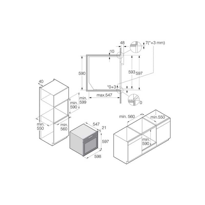 Fours encastrables Multifonction 71L ASKO 56cm, 4743490