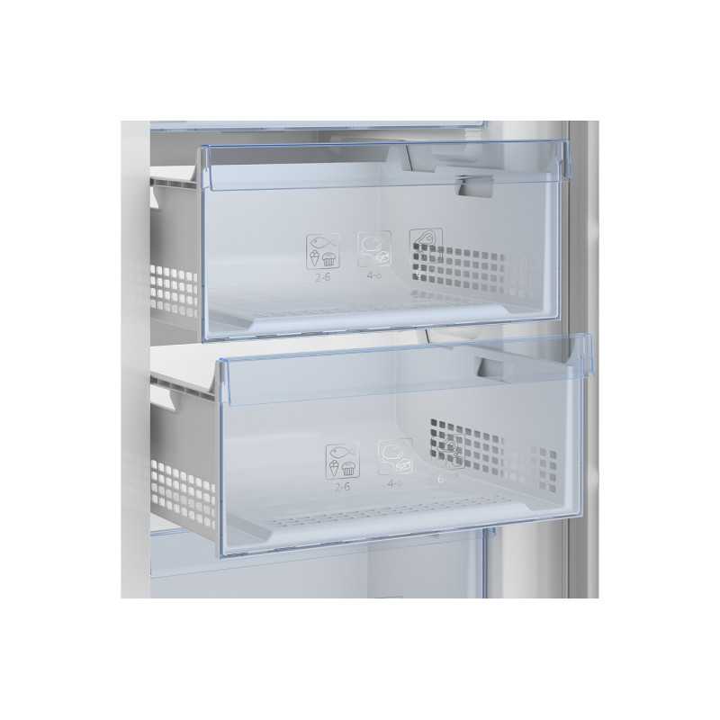 Congélateur armoire Beko RFNE448E45W