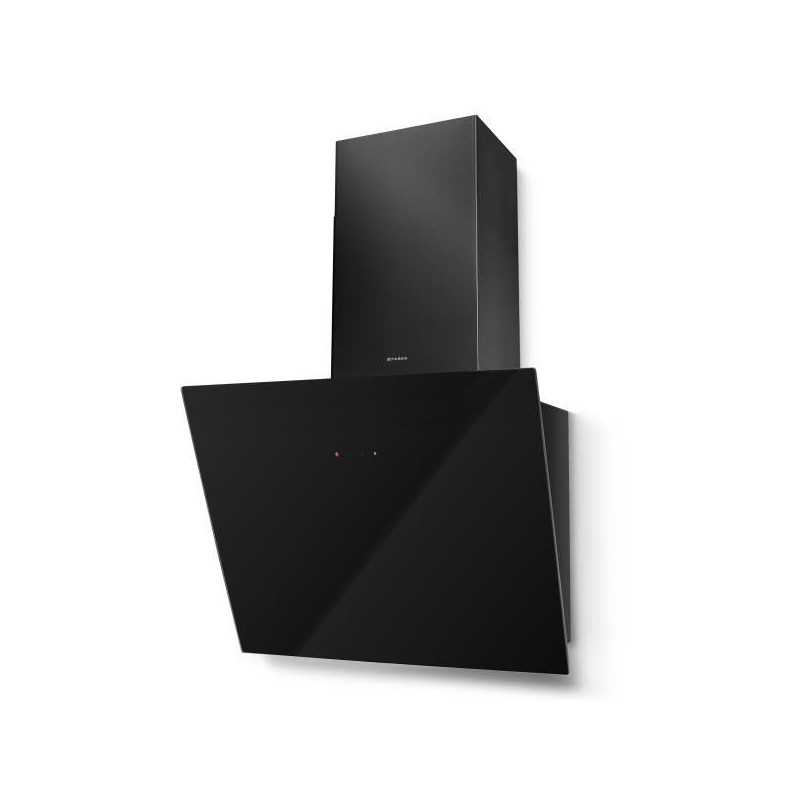 Hotte verticale inclinée TWEET 550mm verre noir - classe C - débit max FABER - 5476140