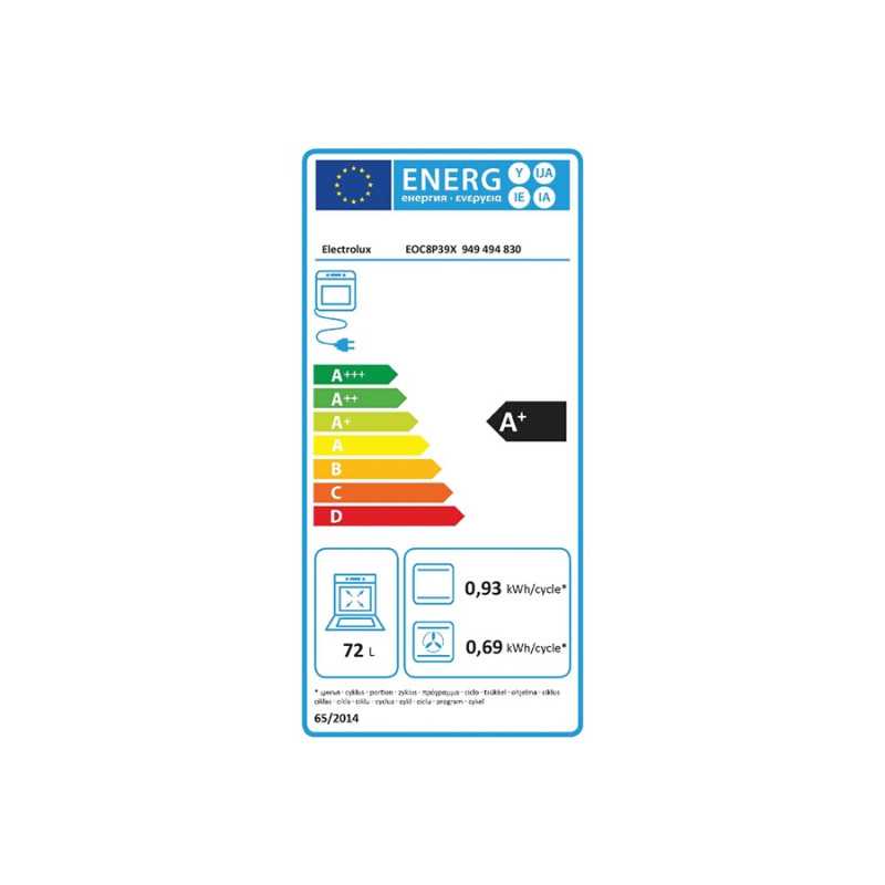 Four Electrolux EOC8P39X