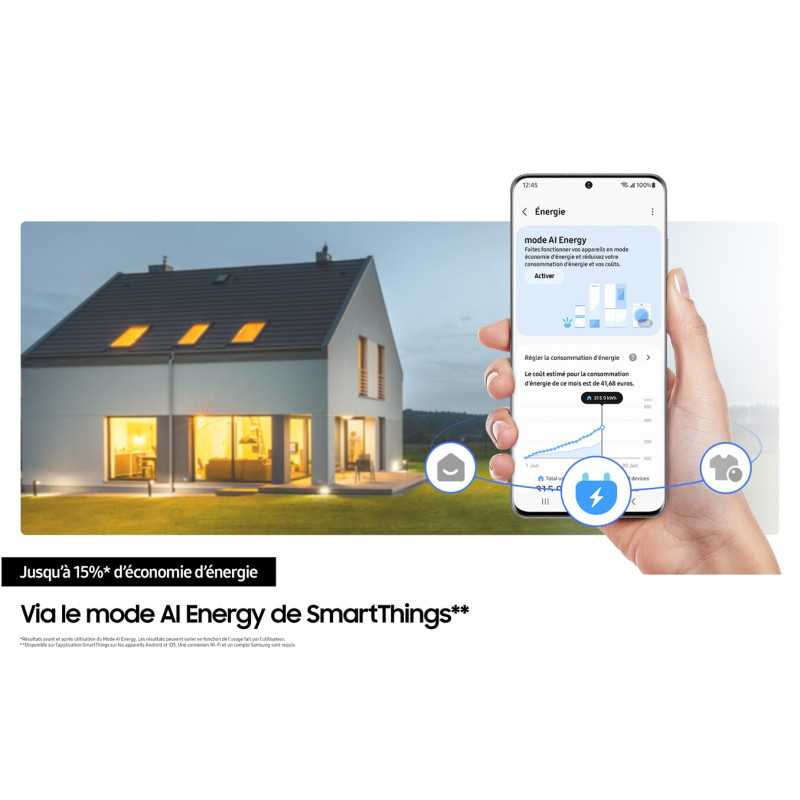 Refrigerateur congelateur en bas Samsung RB38C776CS9