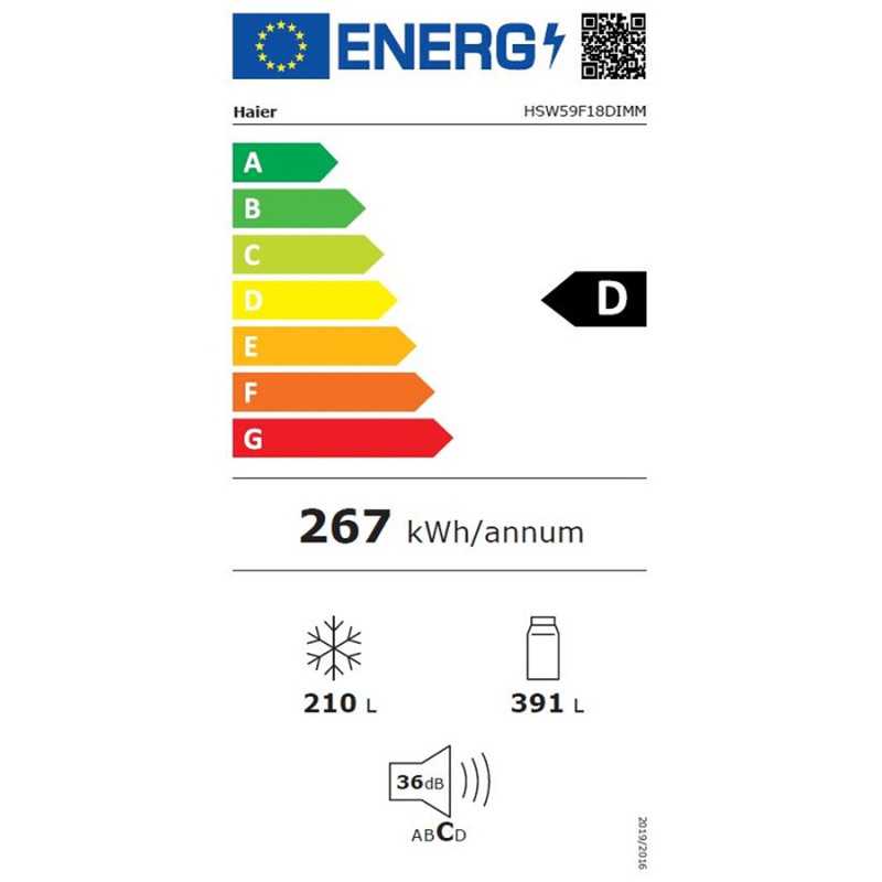 Réfrigérateur américain Haier HSW59F18DIMM