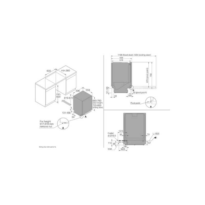 Lave vaisselle Asko DSD746U ENCASTRABLE 60 CM