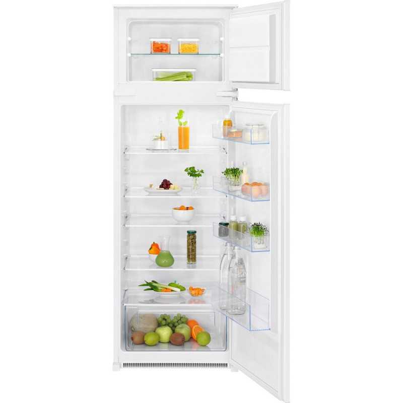 Réfrigérateur congélateur en haut Electrolux ETS5LE16S Encastrable 158 cm