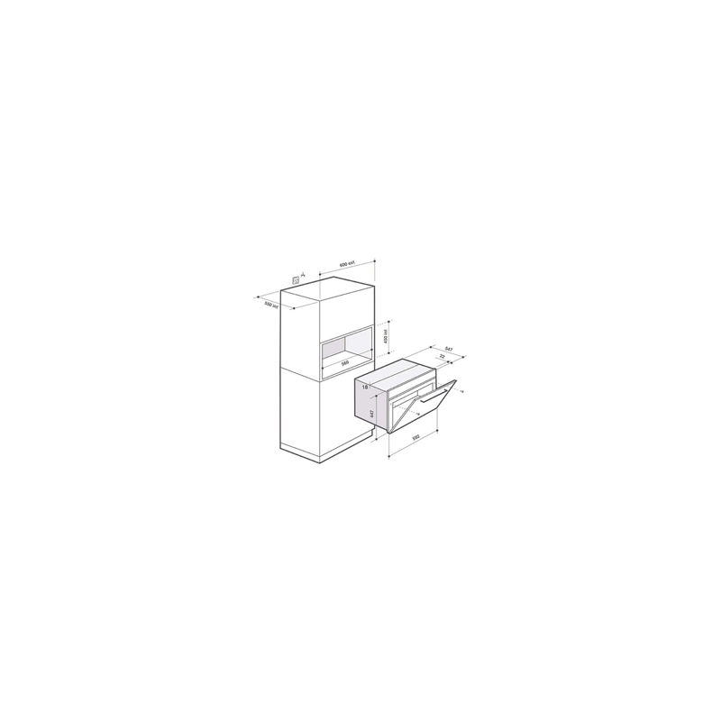 Micro onde mono fonction De Dietrich DKE4535X