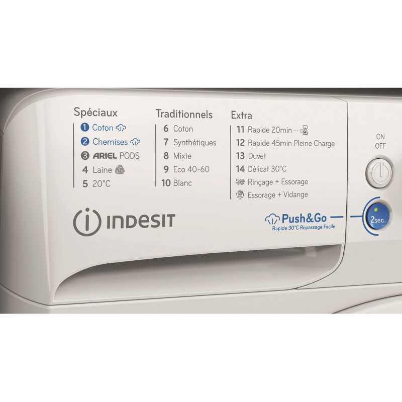 Lave linge hublot Indesit BWE81496XWVFR