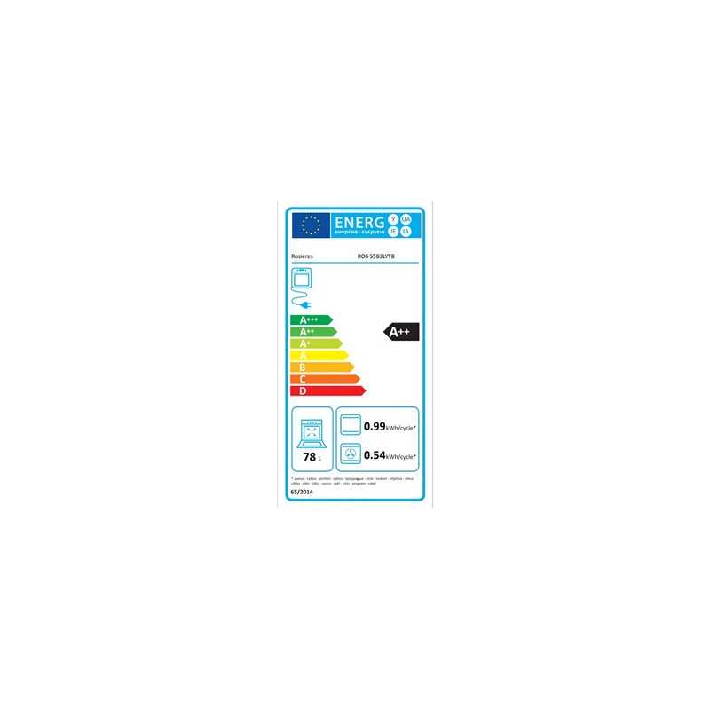 Four encastrable Rosieres RO6 S5B3LYTB
