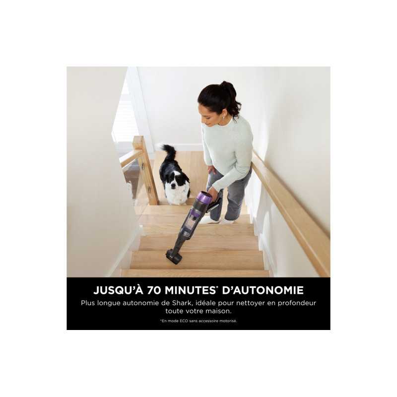 Aspirateur balai Shark Power Detect avec base de vidage automatique IP3251 EUT