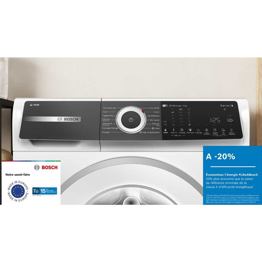 Lave linge hublot Bosch WGH256ASFR