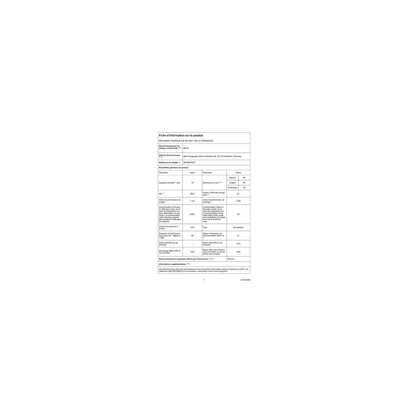 Lave vaisselle encastrable Bosch SMV26AX01F, Lave vaisselle tout integrable, 60 cm