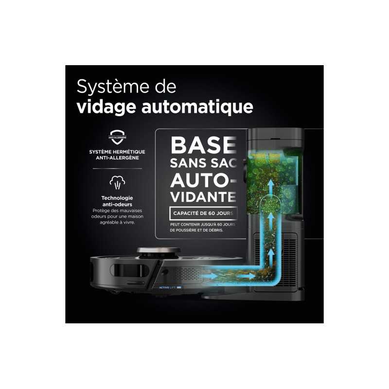 Aspirateur robot Shark PowerDetect Aspirateur robot auto vidant RV2820VEEU