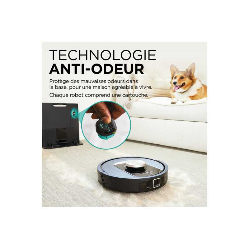 Aspirateur robot Shark PowerDetect Aspirateur robot auto vidant RV2820VEEU