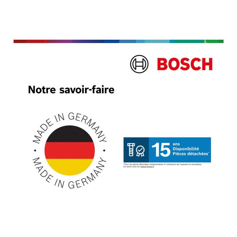 Lave vaisselle pose libre Bosch SMS6ECW15F
