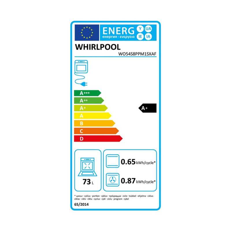 Four encastrable Whirlpool WO54S8PPM1SXAF