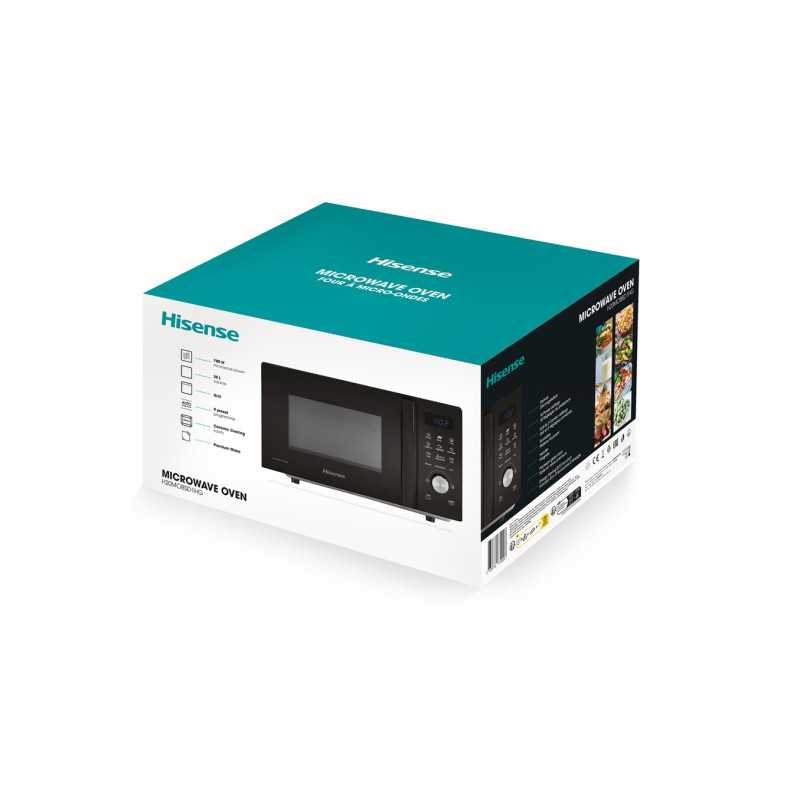 Micro ondes + Gril Hisense H20MOBSD1HG 20 L Noir