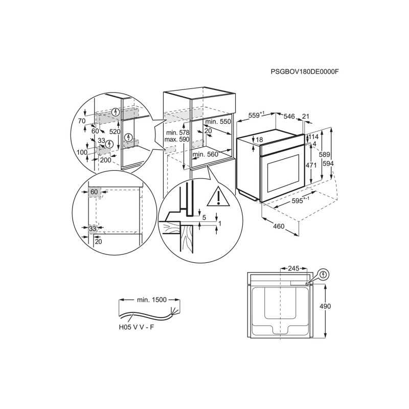 Four encastrable Aeg OA5PB50SAB