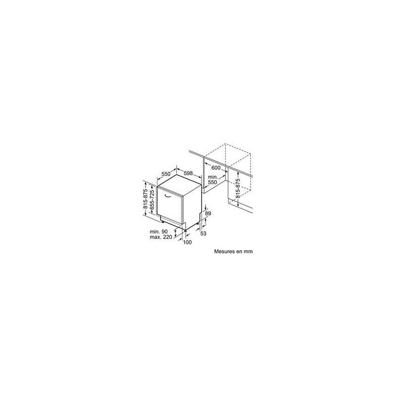 Lave vaisselle encastrable Bosch SMV4EVX00E 60 cm