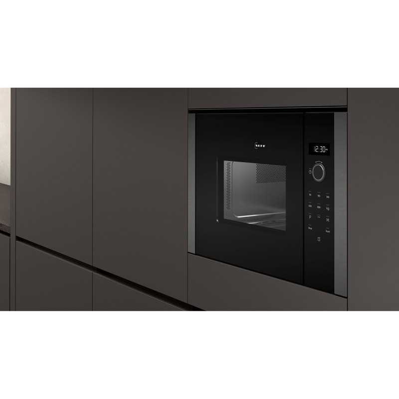 Micro ondes mono fonction Neff HLAGD53G0 gris graphite