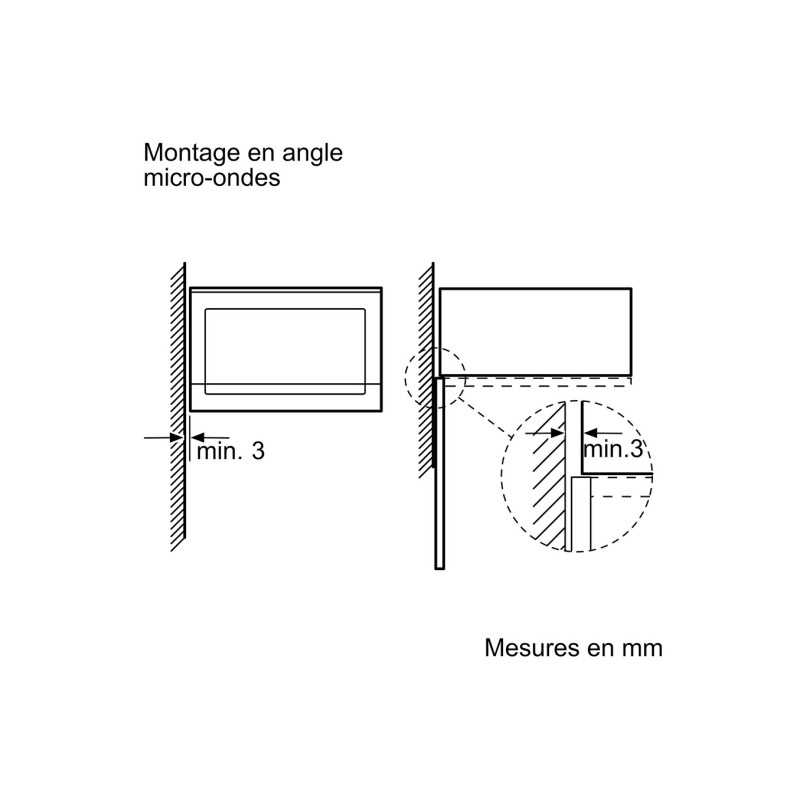 Micro ondes mono fonction Neff HLAGD53G0 gris graphite