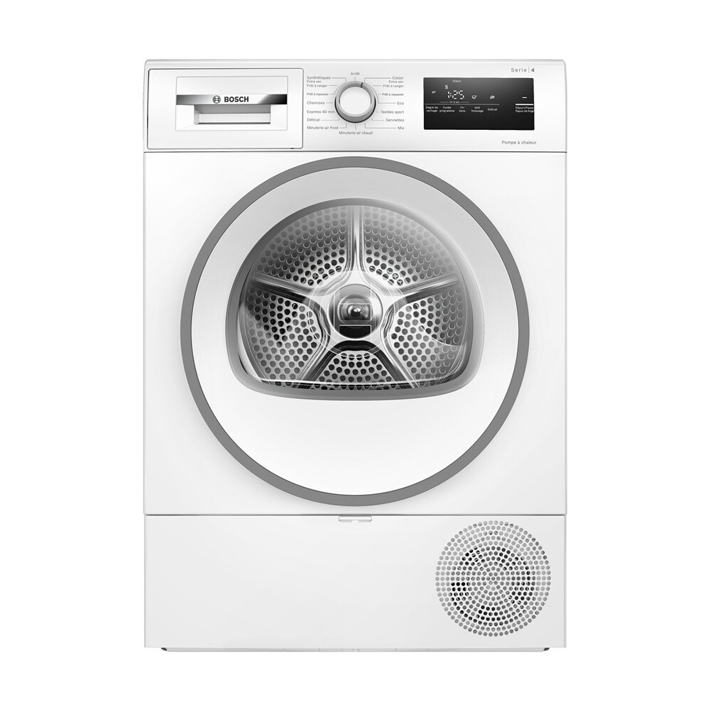 Sèche linge pompe à chaleur Bosch WTH8520SFR 8 kg