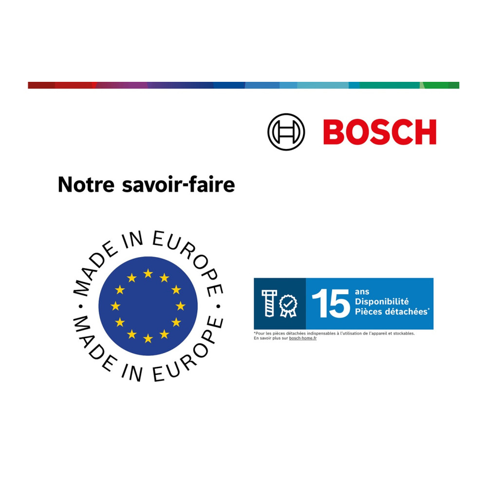 Sèche linge pompe à chaleur Bosch WTH8520SFR 8 kg