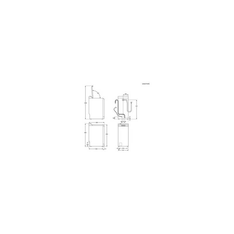 Lave linge top Aeg LTR7C6151A