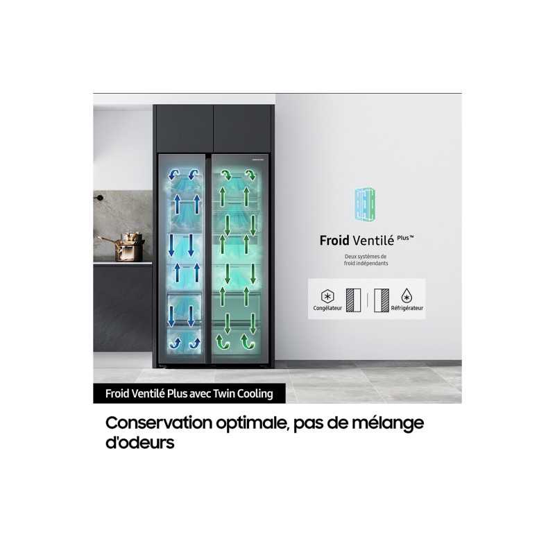 Réfrigérateur américain Samsung RS90F66BETEF