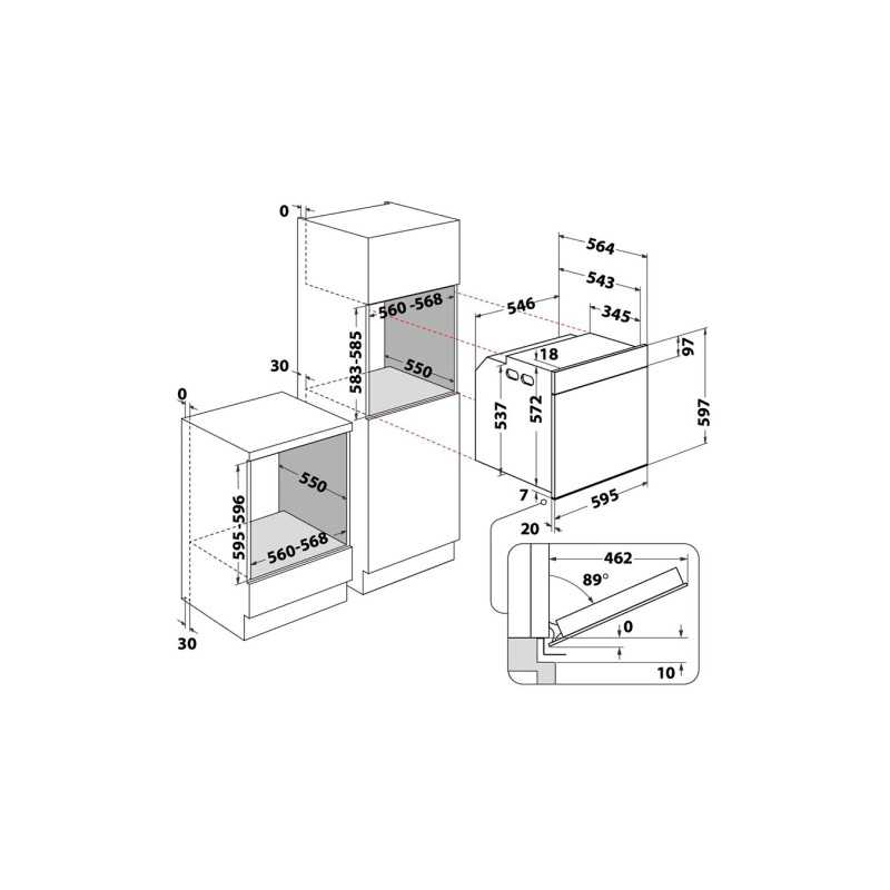 Four encastrable Whirlpool WOI11P8FHT2SBAF