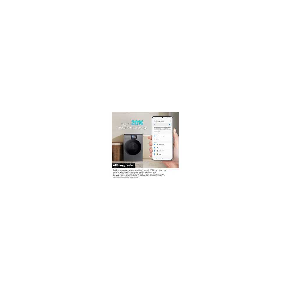 Sèche linge pompe à chaleur Samsung DV90DG6845LK