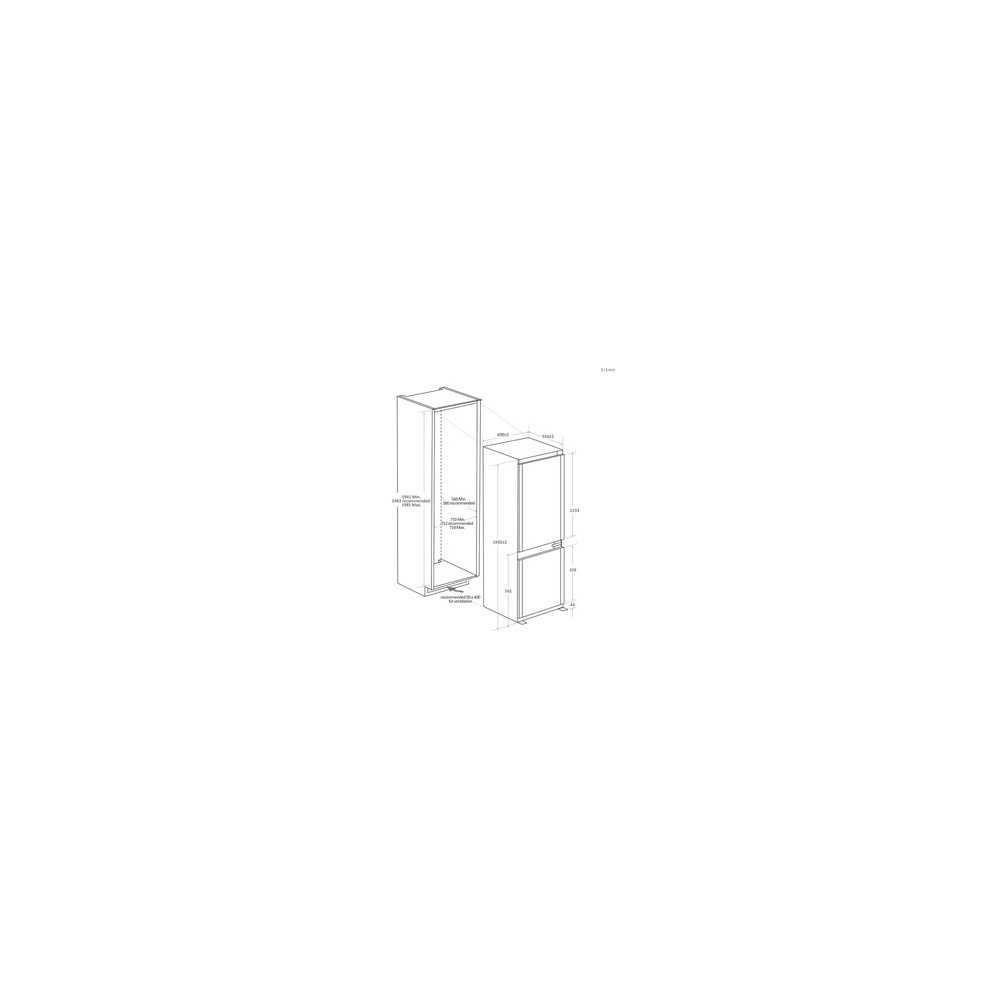 Réfrigérateur congélateur en bas Haier HBW7719C Blanc