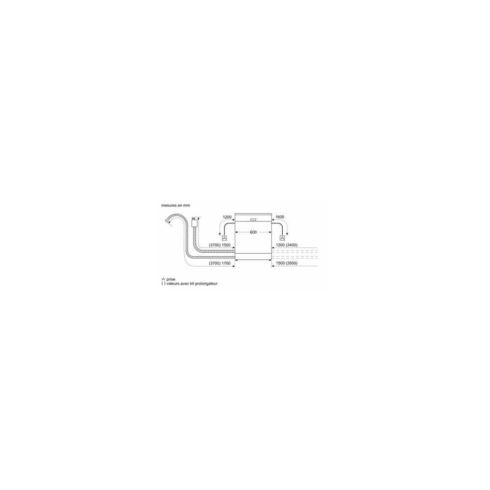 Lave vaisselle encastrable Bosch SMV2HTX08E 60 cm