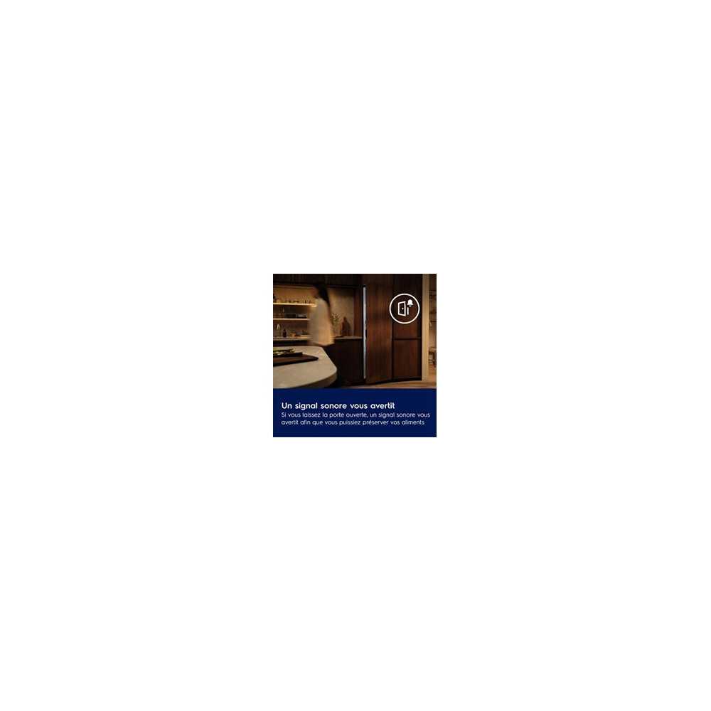 Réfrigérateur congélateur en bas Electrolux KNS3SE18S Encastrable 178 cm