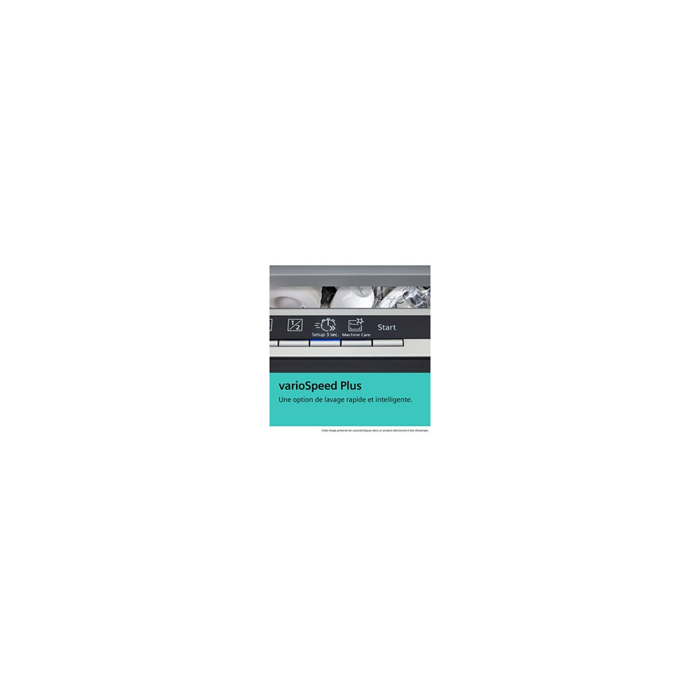 Lave vaisselle encastrable Siemens SN63EX04ME tout intégrable