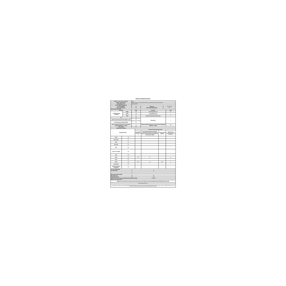 Congélateur armoire Beko B1RFNE204WFR