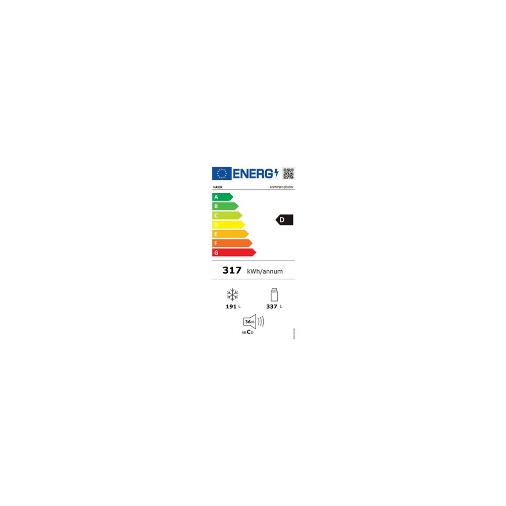 Réfrigérateur américain Haier HSW79F18DIGW