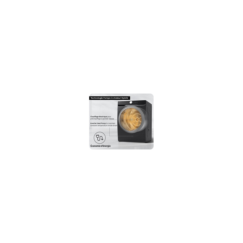 Sèche linge pompe à chaleur Samsung DV90DB8845GBU3