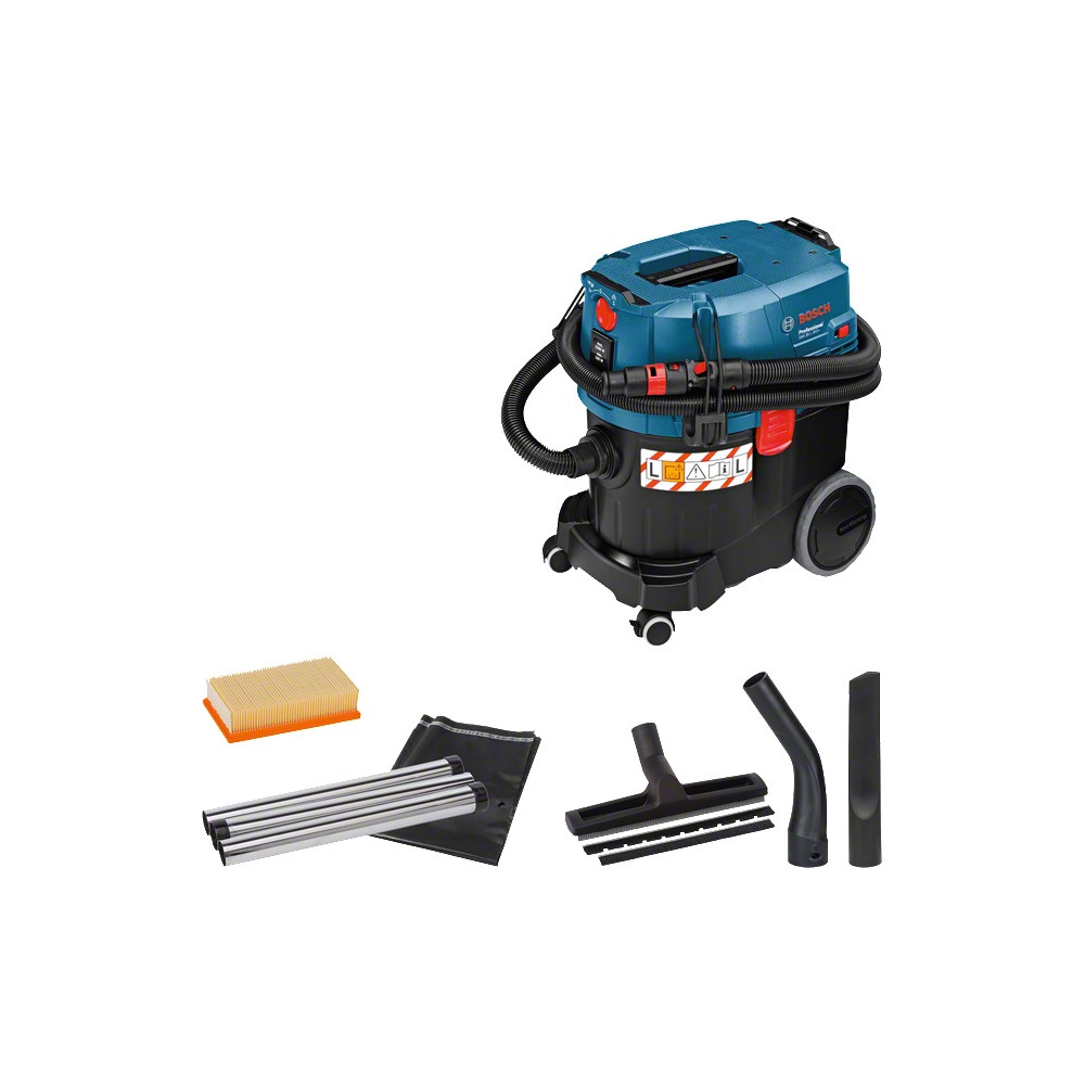 Aspirateur eau et poussière classe L 1200W GAS 35L SFC+ sous carton BOSCH 06019C30W0
