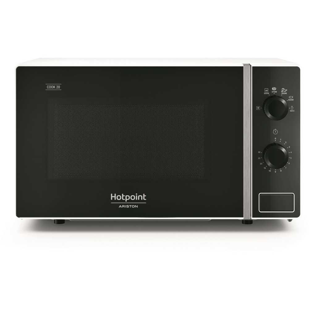 Micro-ondes posable - HOTPOINT - MWHA101W - Blanc - 700 W - 20 L - 45,2 x 36,5 x 26,2 cm