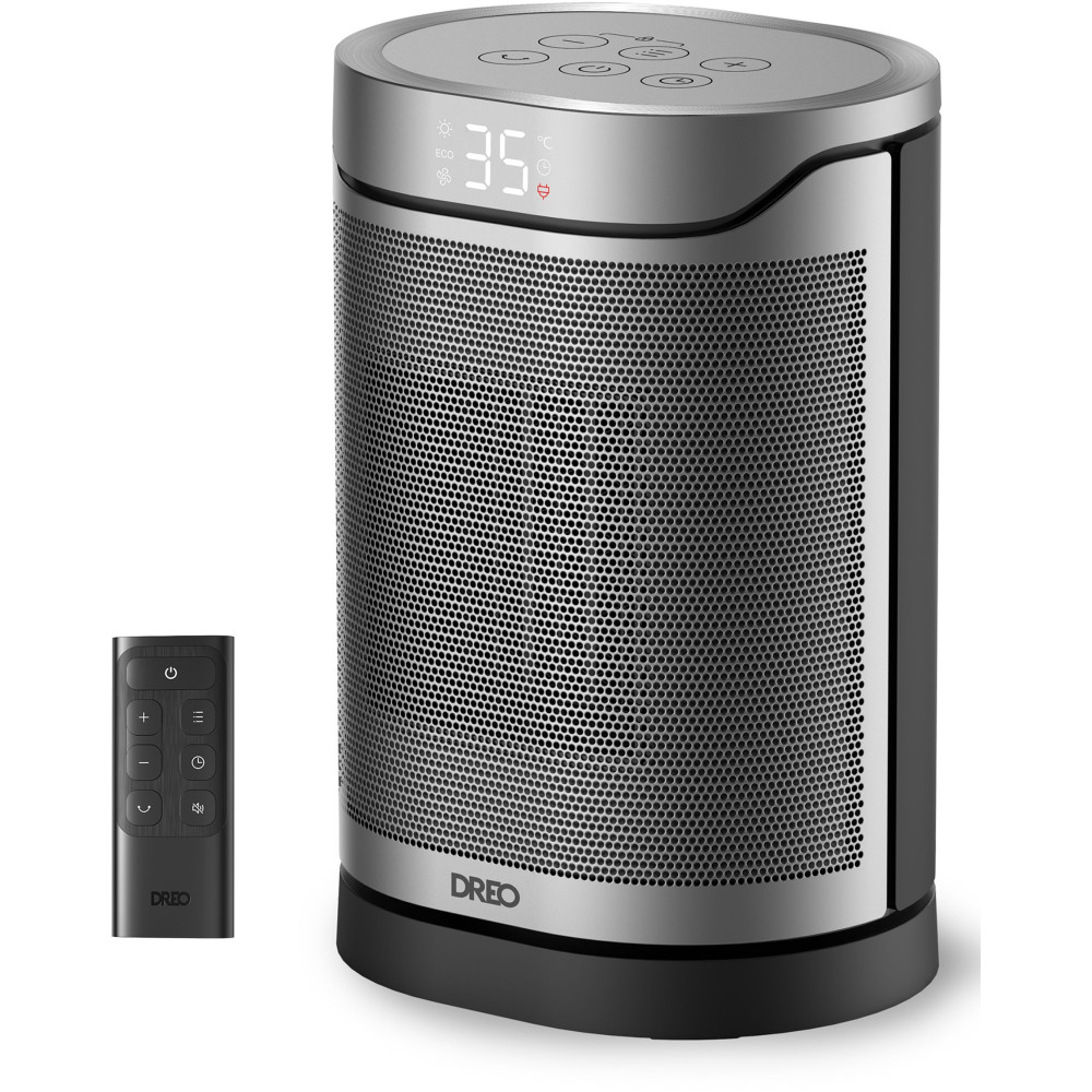 Chauffage d'appoint - Hyper-céramique - 1500 W - Dreo - Heater 318 - Colonne - Noir