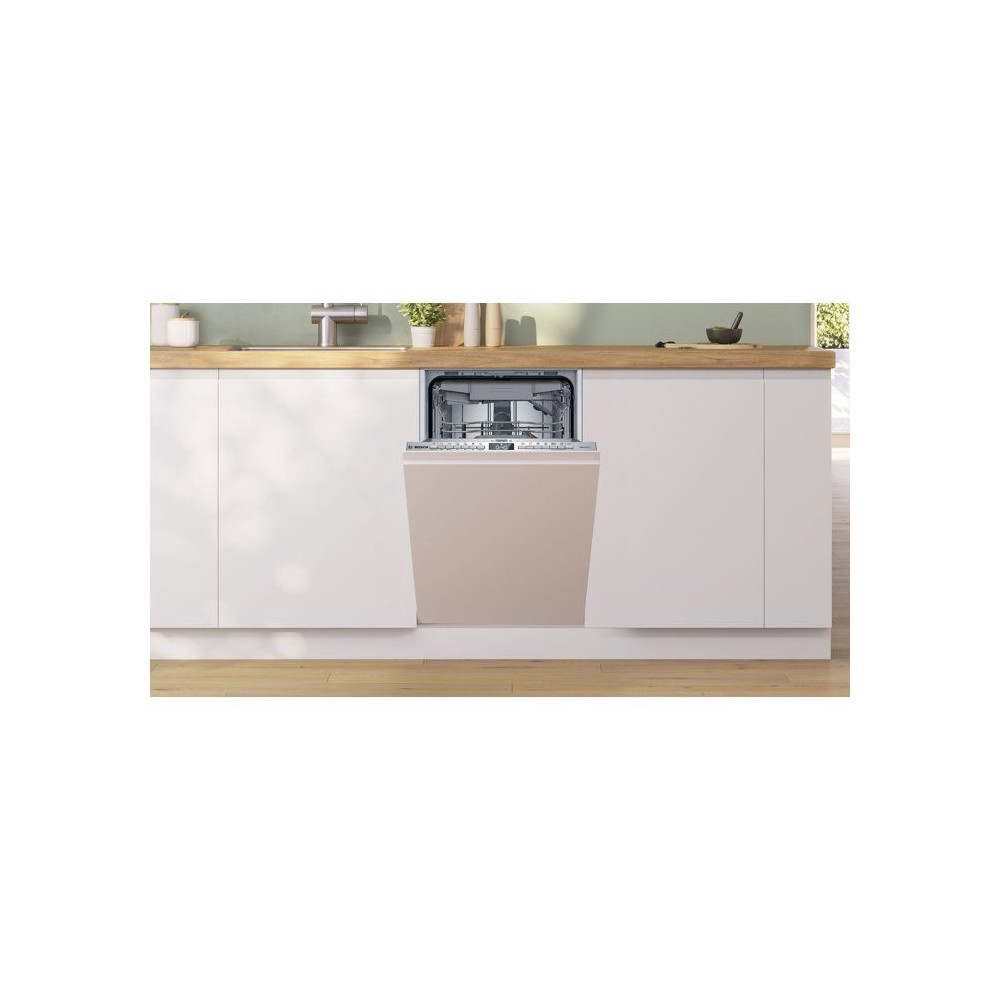 Lave-vaisselle tout encastrable BOSCH SPV4EMX17E SER4 - 10 couverts - L45cm - 44 dB - 6 programmes - Tiroir a couverts - Classe