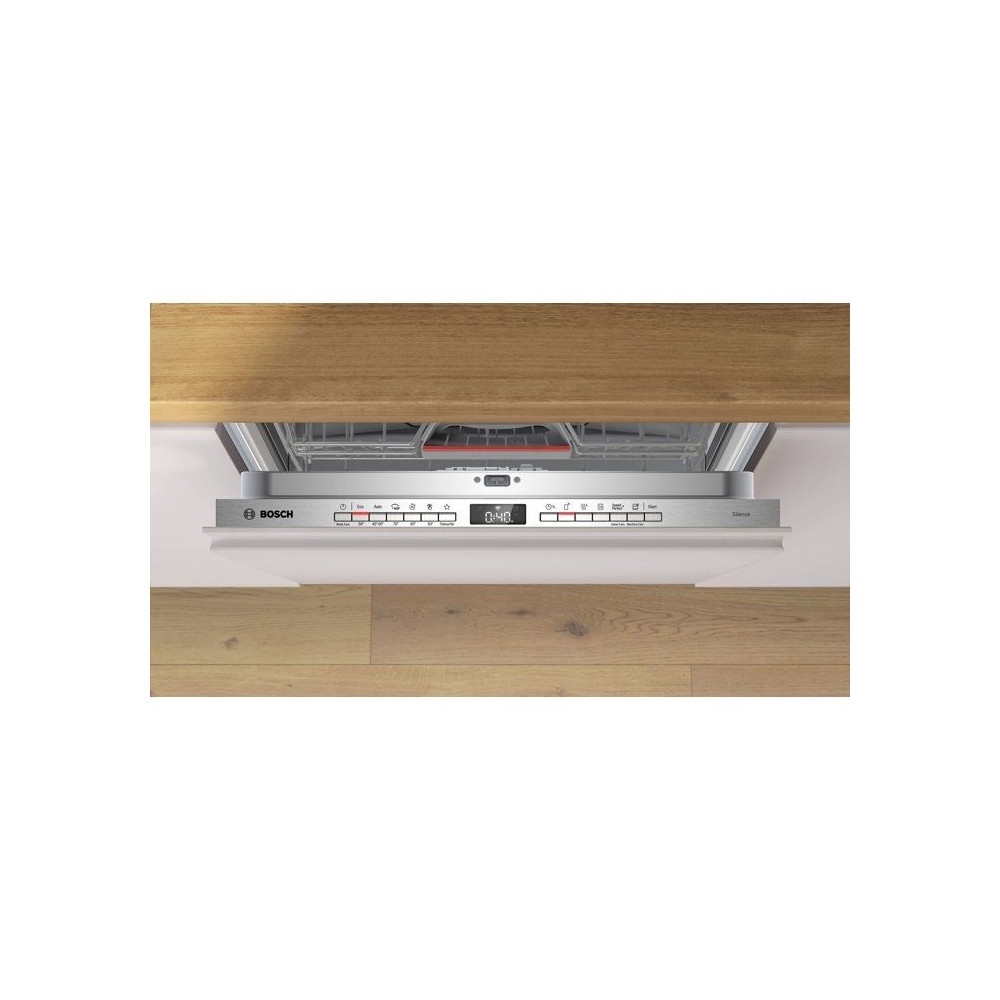 Lave-vaisselle tout encastrable BOSCH SBH4HVX14E SER4 - 14 couverts - L60 cm XXL (grande hauteur) - 46 dB - Porte a glissieres