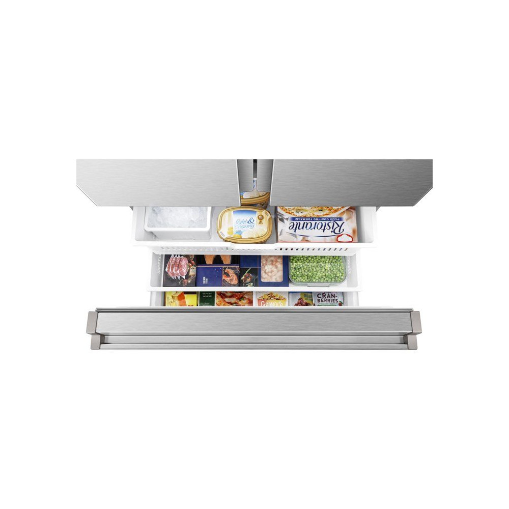 Réfrigérateur multi-portes - HISENSE - RF815N4SESE - 634 L - Distributeur d'eau - Classe E - 91,4 x 73 x 178,5 cm - Inox