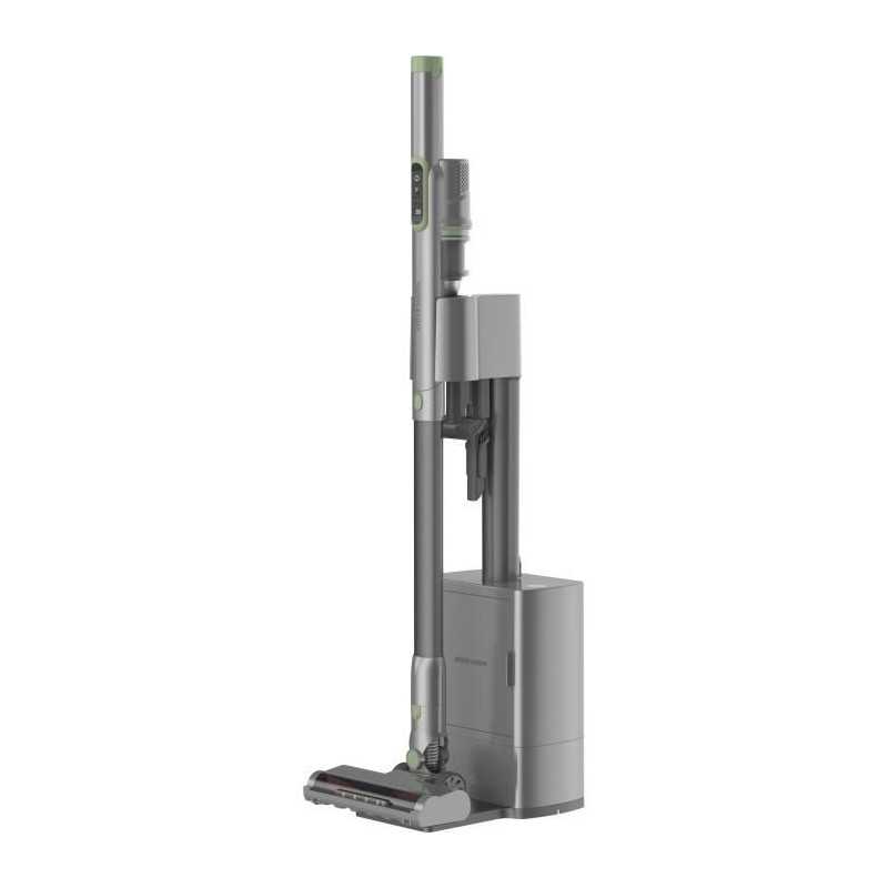 Aspirateur Balai avec base de vidange - ARTHUR MARTIN - AMAB148 – 200 W – 40 min d'autonomie – 80 AW - Gris